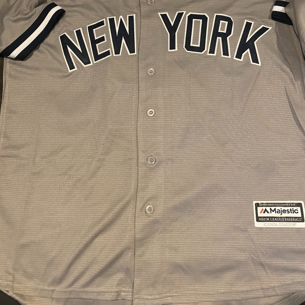 Majestic NEW YORK YANKEES DEREK JETER Cool Base Men's JERSEY Sz M,L,XL,2XL,3XL - Picture 4 of 5